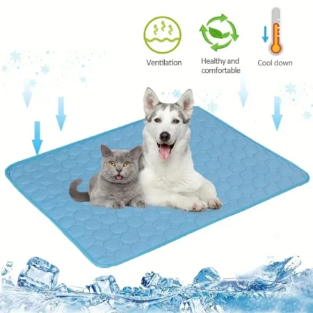 PetAccessory™ Summer Cool Pet Mat – Tapis Rafraîchissant Extra Large pour Chiens & Chats